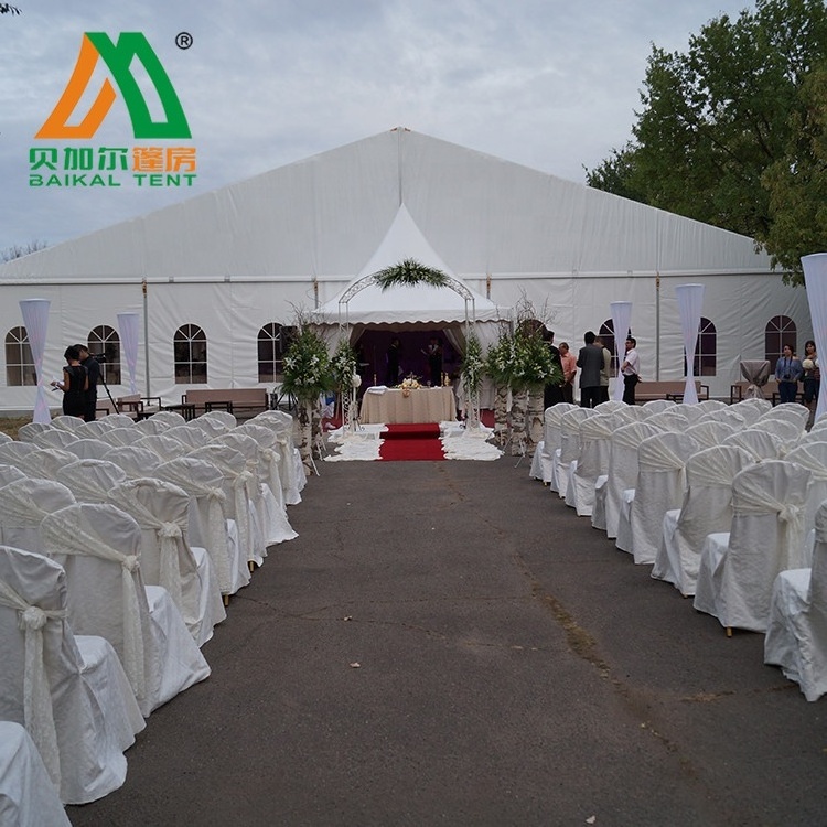 Luxury  large Tent 10x20 10x30 30x50 big white chapiteau200 300 500 800 people outdoor wedding church marquee tent events party