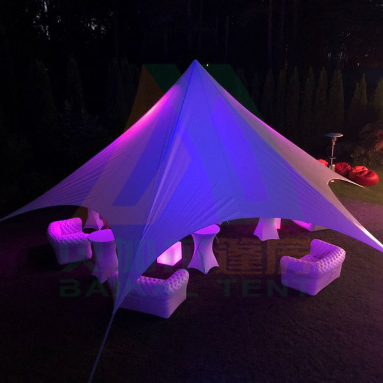 Luxury outdoor camping tent star canopy resort high peaks bell tent