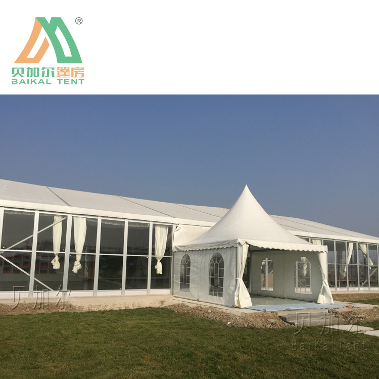 Good quality wedding banquet tent marquee party tent with glass wall