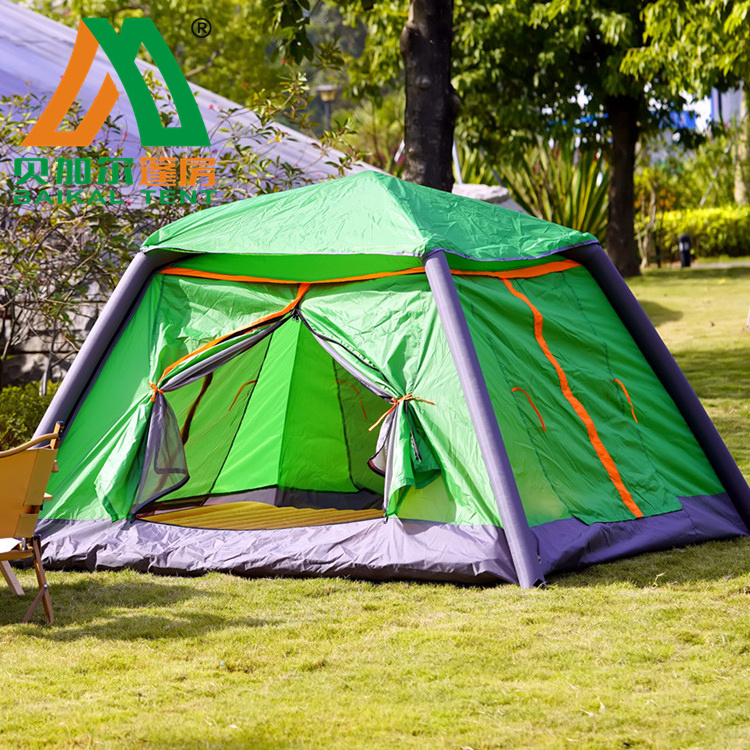 Hot Sale BAIKAL pop up inflatable air pole camping canopy tent for sale