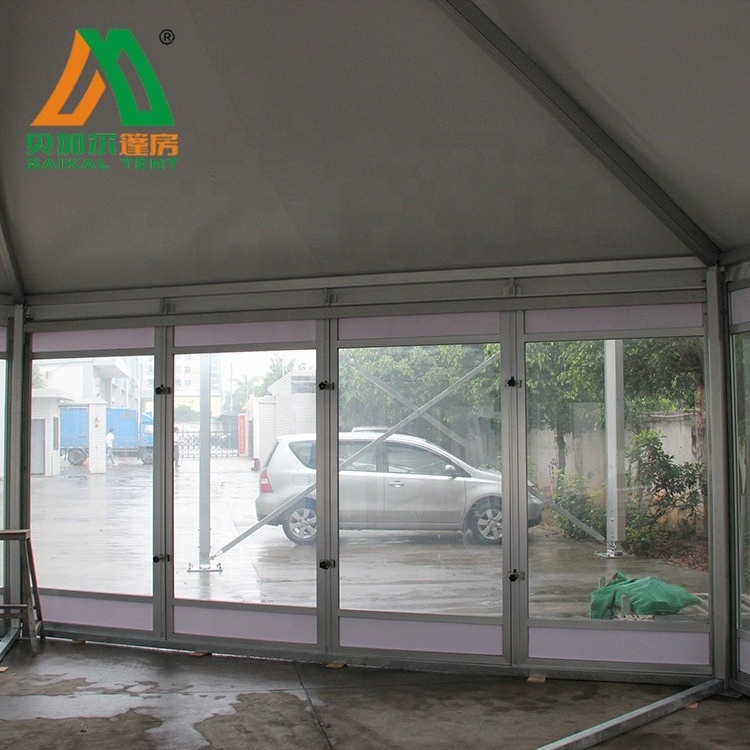 Big Luxury Hexagon Tent Polygonal Gazebo Tent With Glass Walls