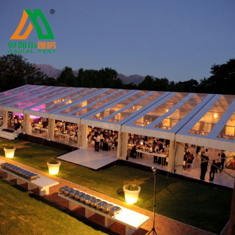 Custom outdoor 10x30 Wedding Function Tent with Chairs