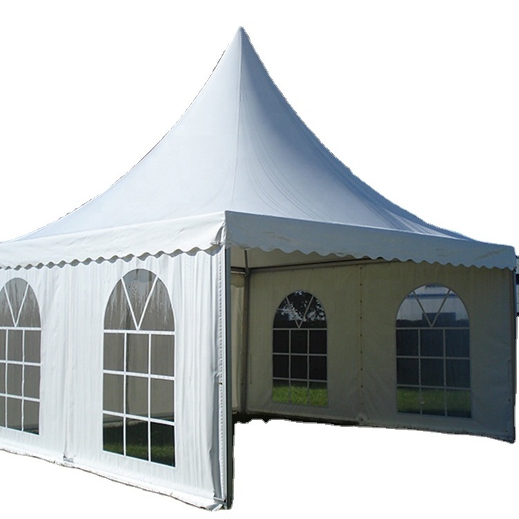 Marquee Tent With Aluminum frame Arabian Pagoda Tent 5x5 3X3 6X6 8X8 10m x 10m 12X12 Outdoor Canvas Hexagon Gazebo Pagoda Tent