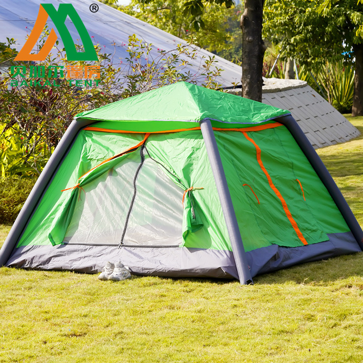 Hot Sale BAIKAL pop up inflatable air pole camping canopy tent for sale