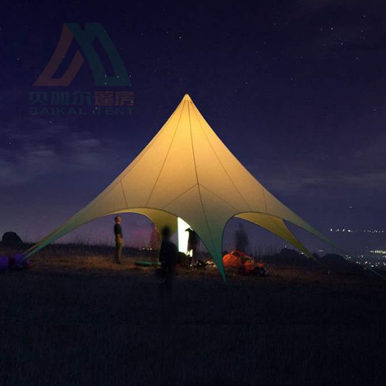 Luxury outdoor camping tent star canopy resort high peaks bell tent