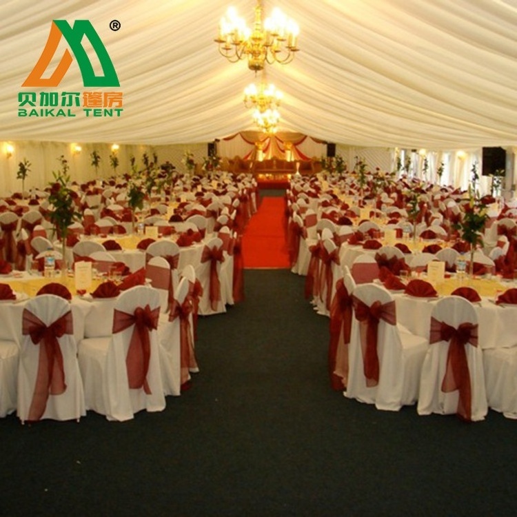 Waterproof A shaped marquee tent for wedding party