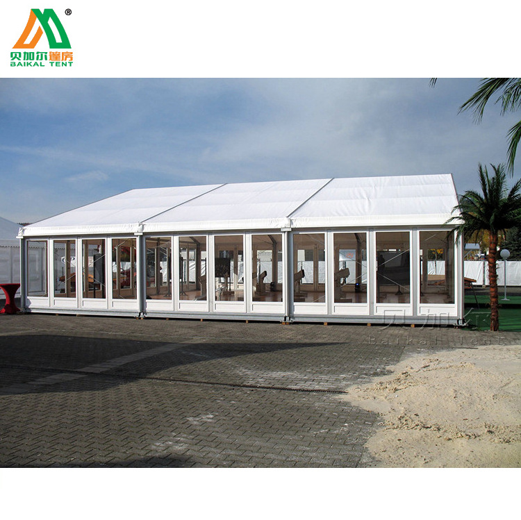 Good quality wedding banquet tent marquee party tent with glass wall