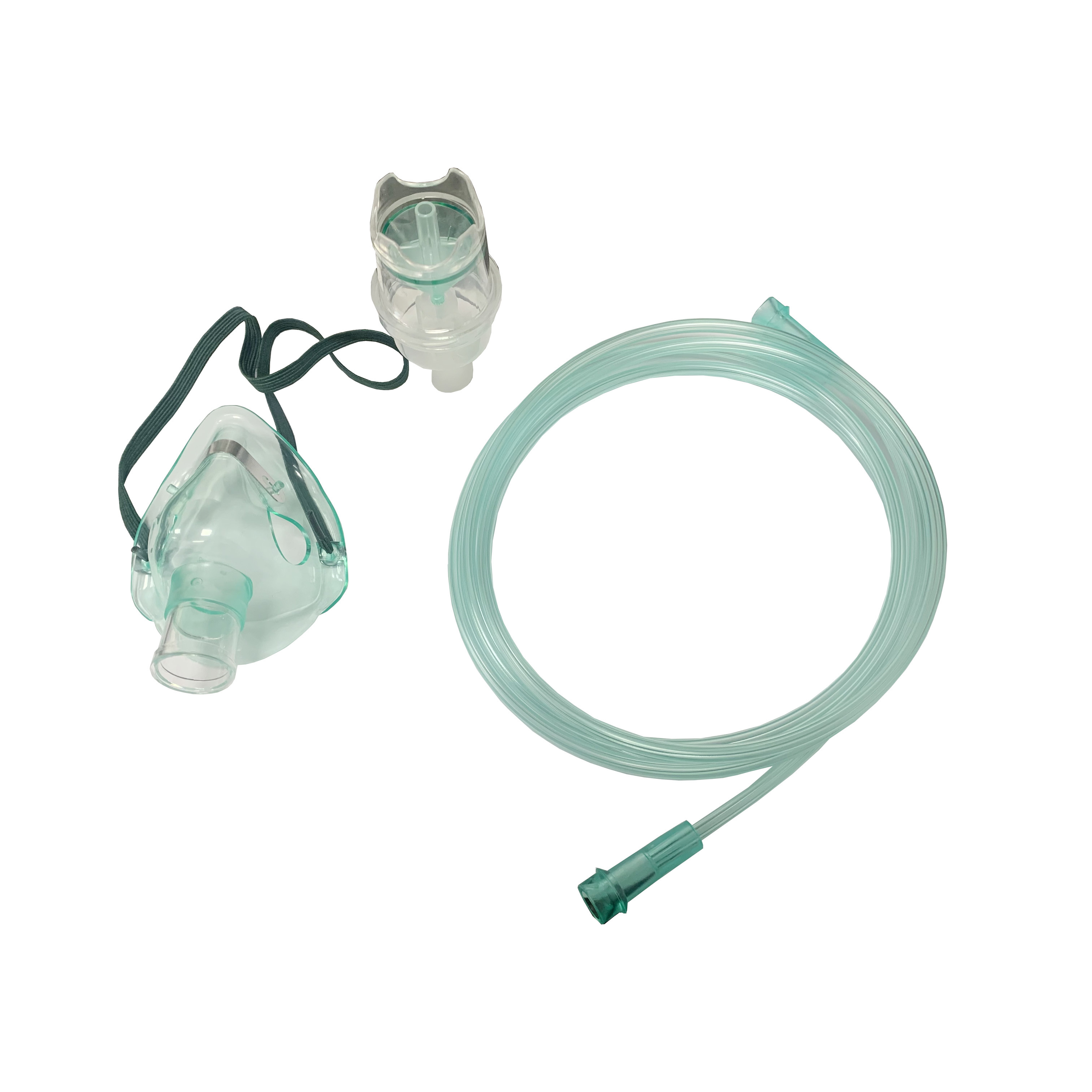 Medical Disposable PVC Nebulizer Oxygen Breathing Face Mask with Tube for Adult Children