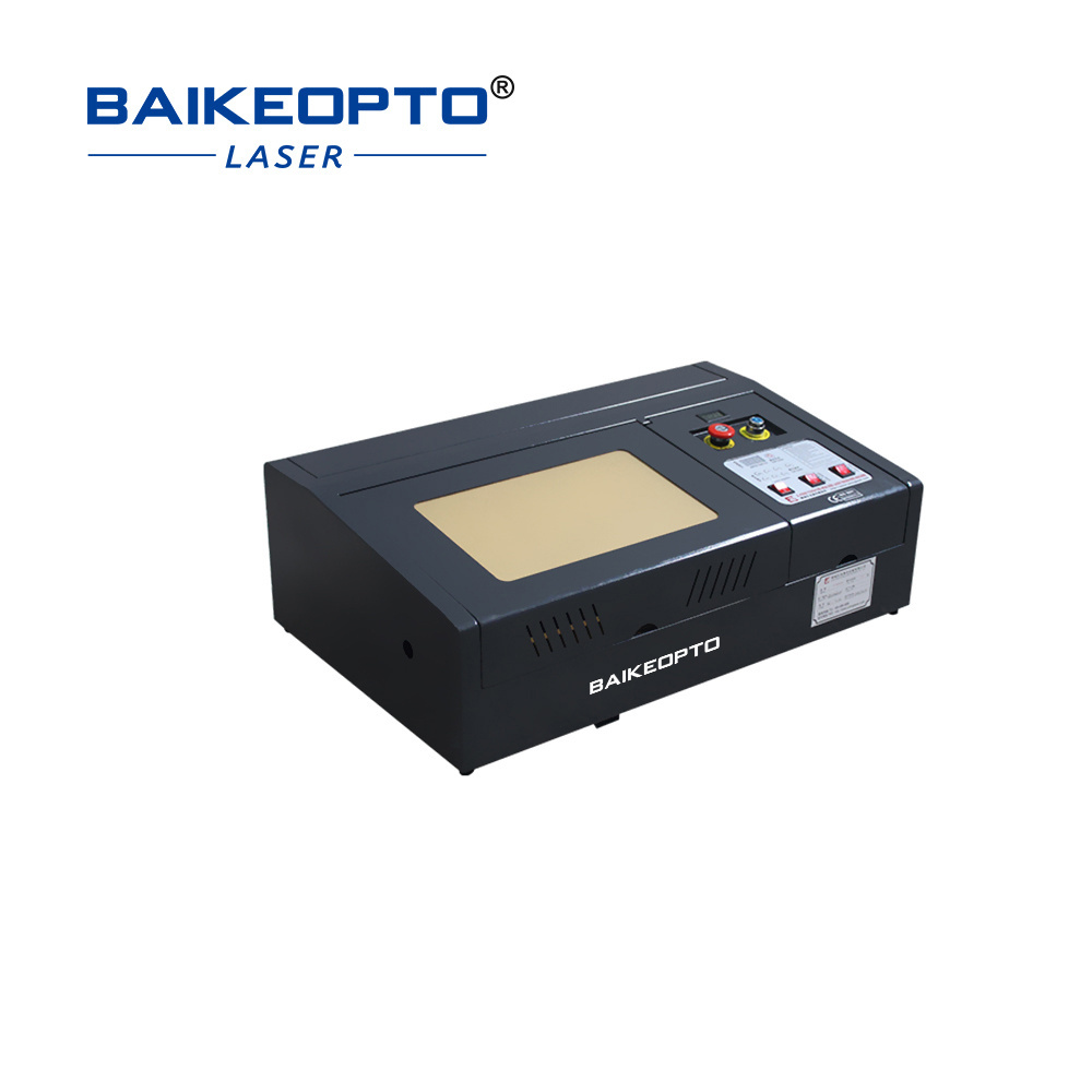 Electric 3020 Co2 Benchtop Laser Engraving Machine 40W for Bowlder/Wood/Crystal/Paper/PVC/Stamp