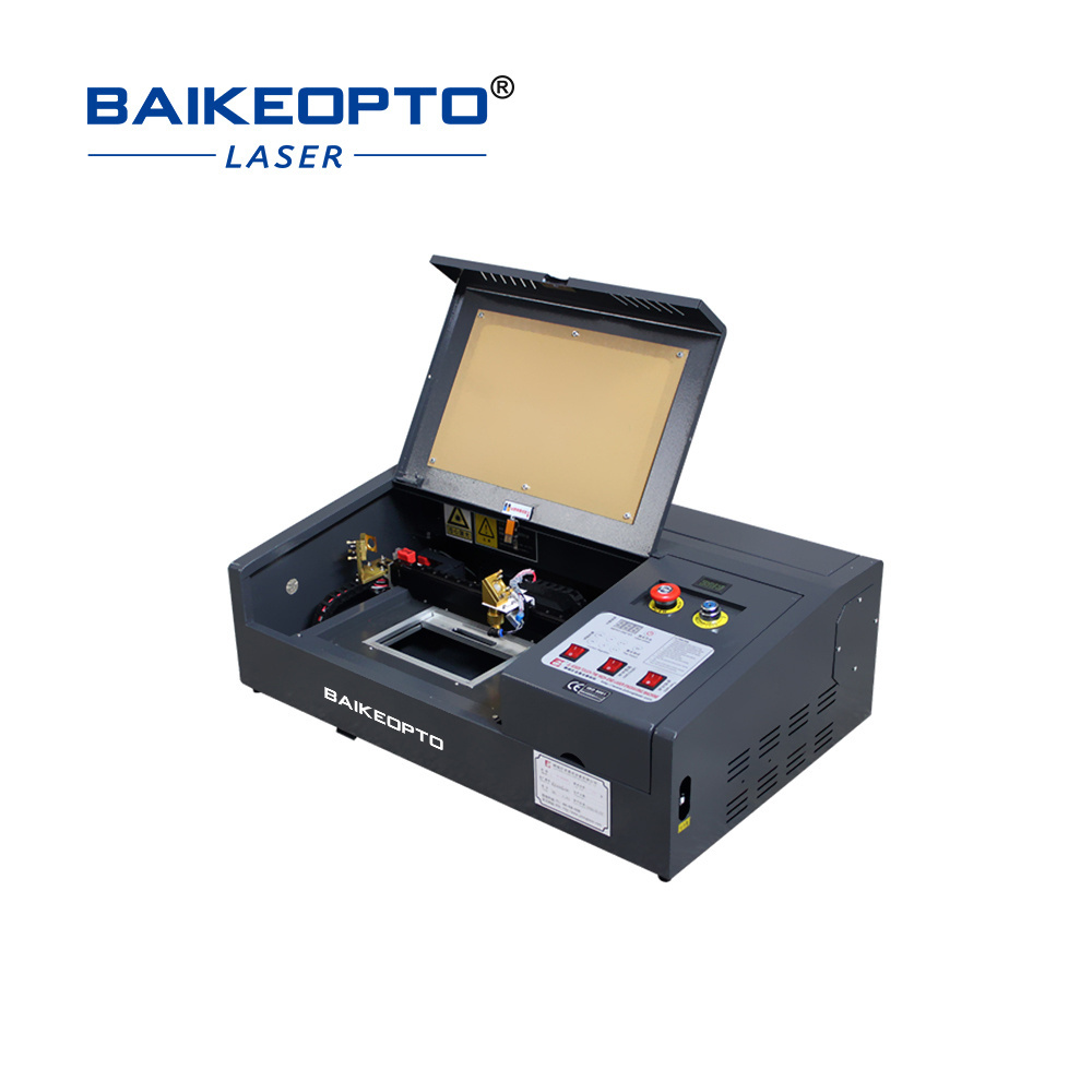 Electric 3020 Co2 Benchtop Laser Engraving Machine 40W for Bowlder/Wood/Crystal/Paper/PVC/Stamp