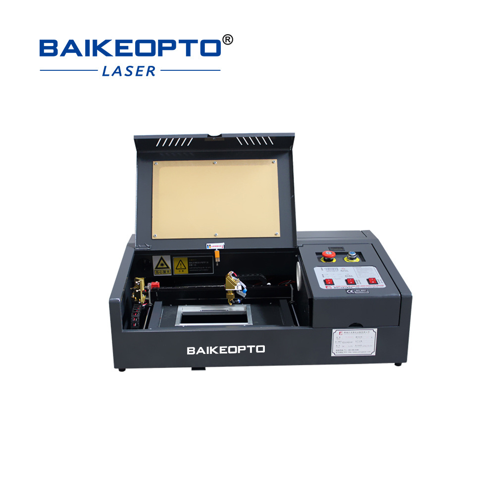 Electric 3020 Co2 Benchtop Laser Engraving Machine 40W for Bowlder/Wood/Crystal/Paper/PVC/Stamp