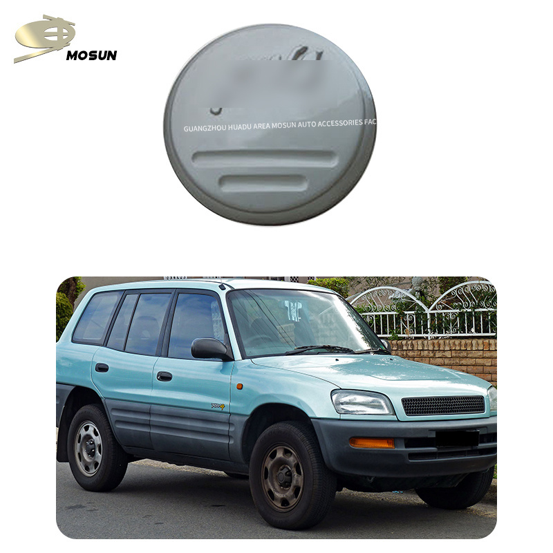 MOSUN Car spare Tyre wheel Covers FOR RAV-4 RAV4 1996-2000 Universal Custom Chrome Stainless steel style