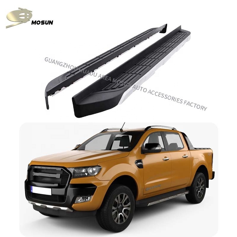 Side Step Pickup ABS foot pedal Running board kit 4X4 body kits For FORD RANGER T6 T7 T8 2011-2021