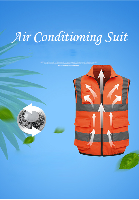 New Arrival Evaporative Cooling Vest Conditioning Suit Worker Uniform Outdoor Wear at Work Ems Vest for Men Women