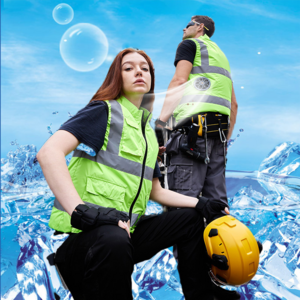 New Arrival Evaporative Cooling Vest Conditioning Suit Worker Uniform Outdoor Wear at Work Ems Vest for Men Women