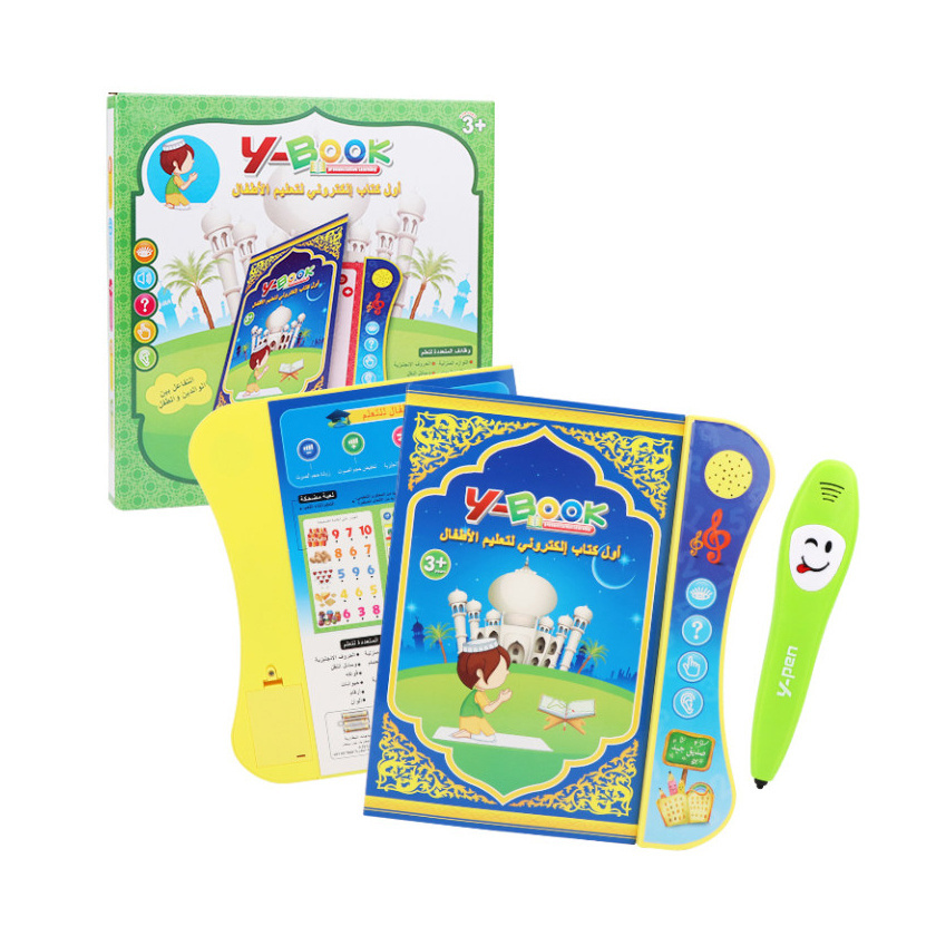 Multi-functional Educational Early Learning Machine Electronic Arabic Language Books Laugh and Learn Toys for Kids with Pen PS