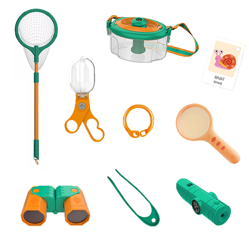 18pcs educational science explorer toy for kids garden insect catcher and adventure series toy