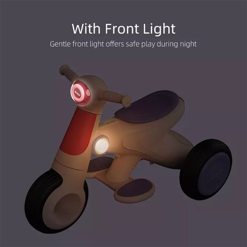 3-wheeled baby tricycle with safe padels electric music&light comfortable ride on car for kids