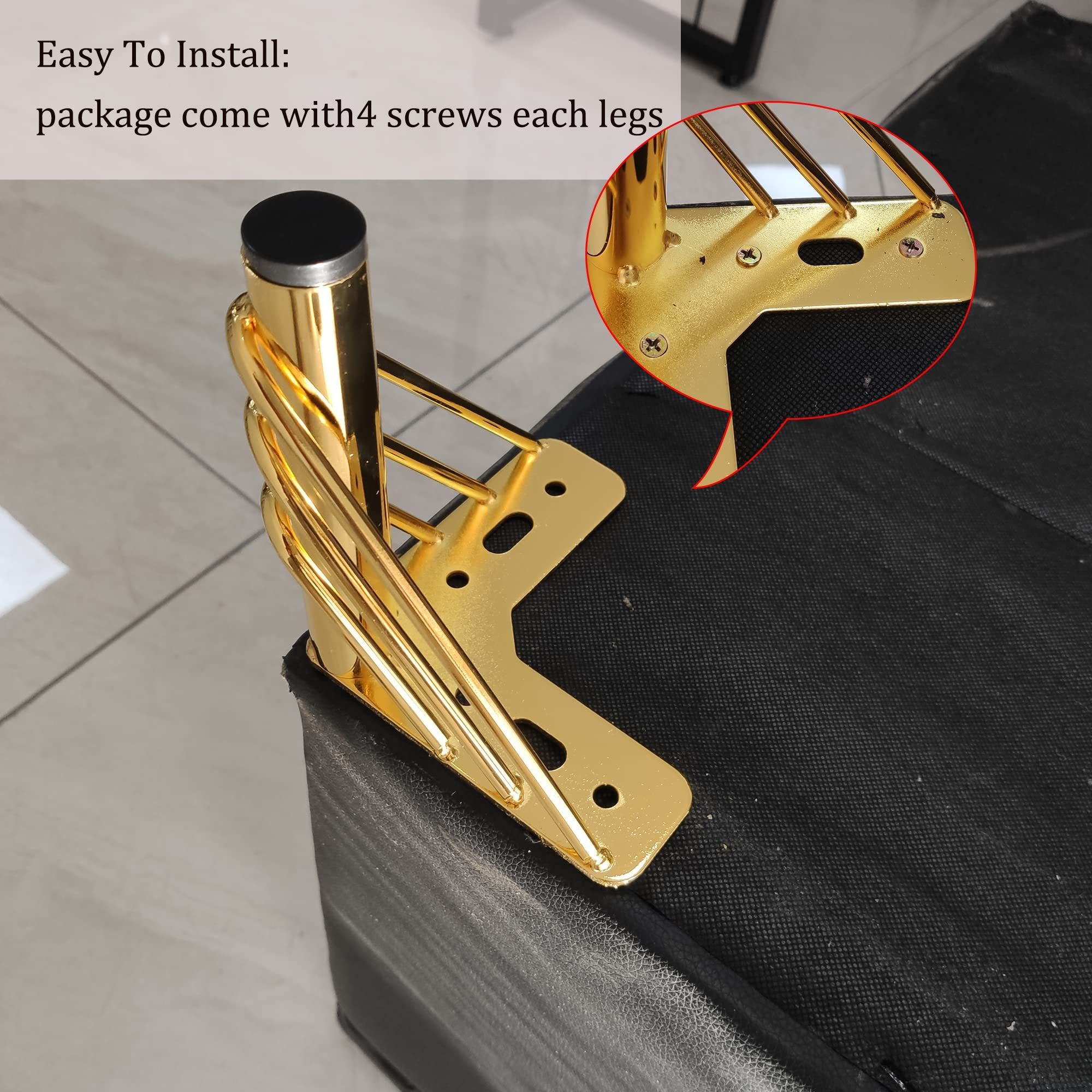 Factory Wholesale Sofa Support Tv Cabinet End Table Feet Furniture Hardware Parts Cabinets Hidden Triangle Hollow Feet legs