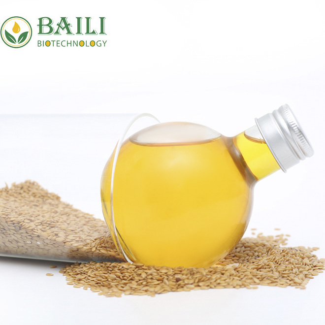 JILIN BAILI Wholesale Bulk Carrier Oils linseed oil Cold Pressed Pure For Hair Face Skin