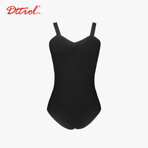 Dttrol New arrival Ballet dance wide straps leotards Women basic dance training leotard 3-colour 	custom design gymnastics