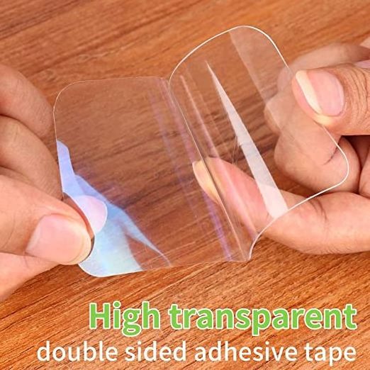 Bailida Large Double Sided Adhesive Pads for Mounting two Sided Squares Tape Super Strong Heavy Duty Washable Sticky Patch