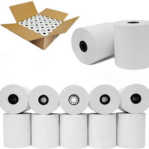 Bailida 2022 Best Price Thermal Rolls 80x80mm Rolling Cash Register Thermal Paper Free White POS Machine Shrink Wrapping 100% Wood Pulp