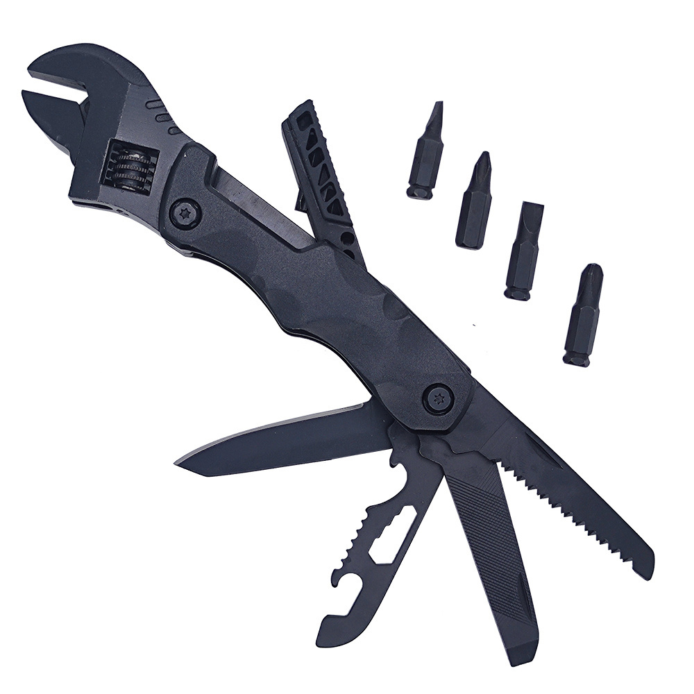 New multifunction combination tool spanner adjustable wrench with knife bottle opener multi tool lightweight adjustable wrench