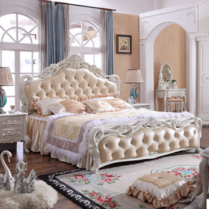 Cheap European bedroom furniture princess bed