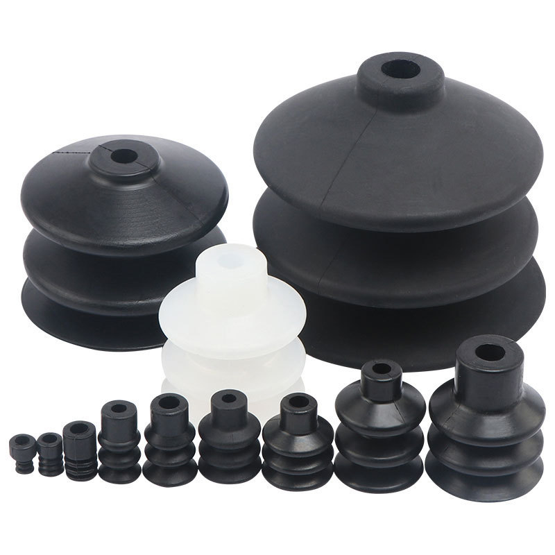 PCG series Manipulator accessories  Vacuum Suction Cup With Silicone White Color and Nitrile Rubber Black Color