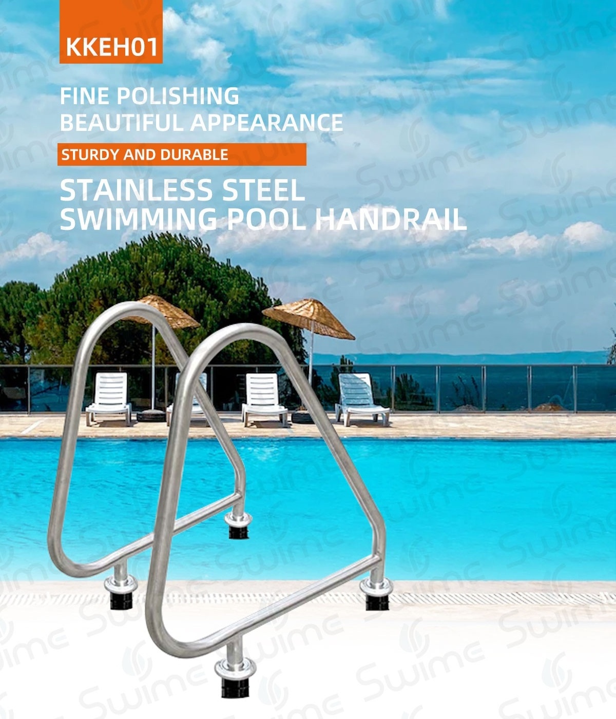 removable swimming pool handrails other pool & accessories inflatable swimming pool handrail chrome