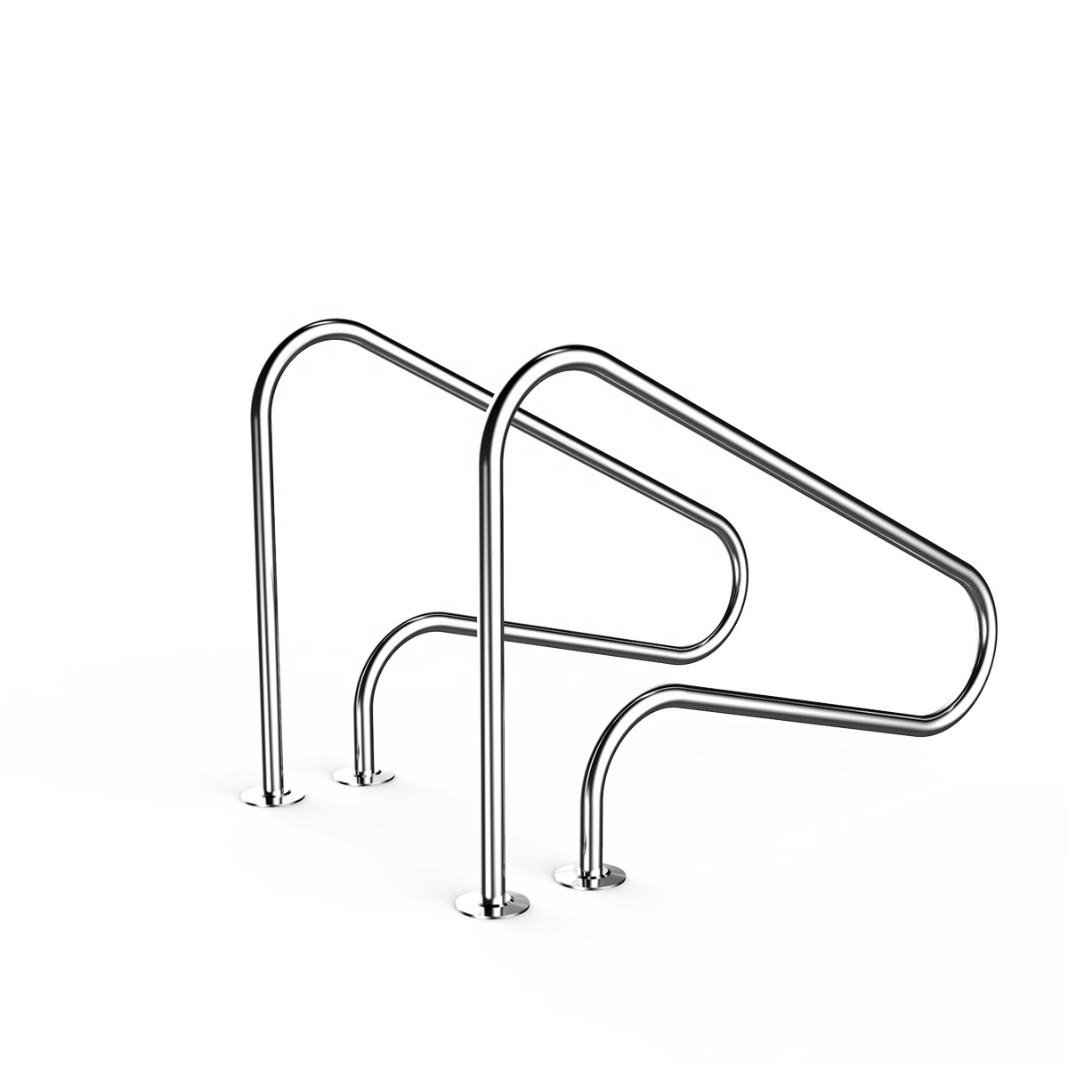 Made in China 304 316 Anti-rust stainless steel removable swimming pool ladders handrail for sale