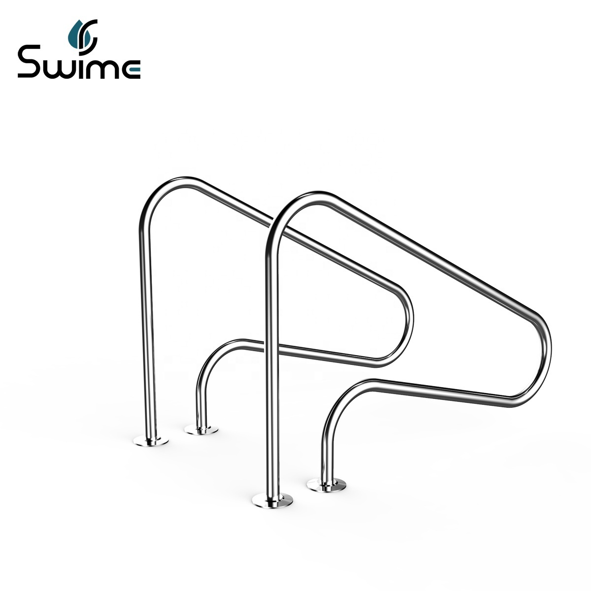 Made in China 304 316 Anti-rust stainless steel removable swimming pool ladders handrail for sale