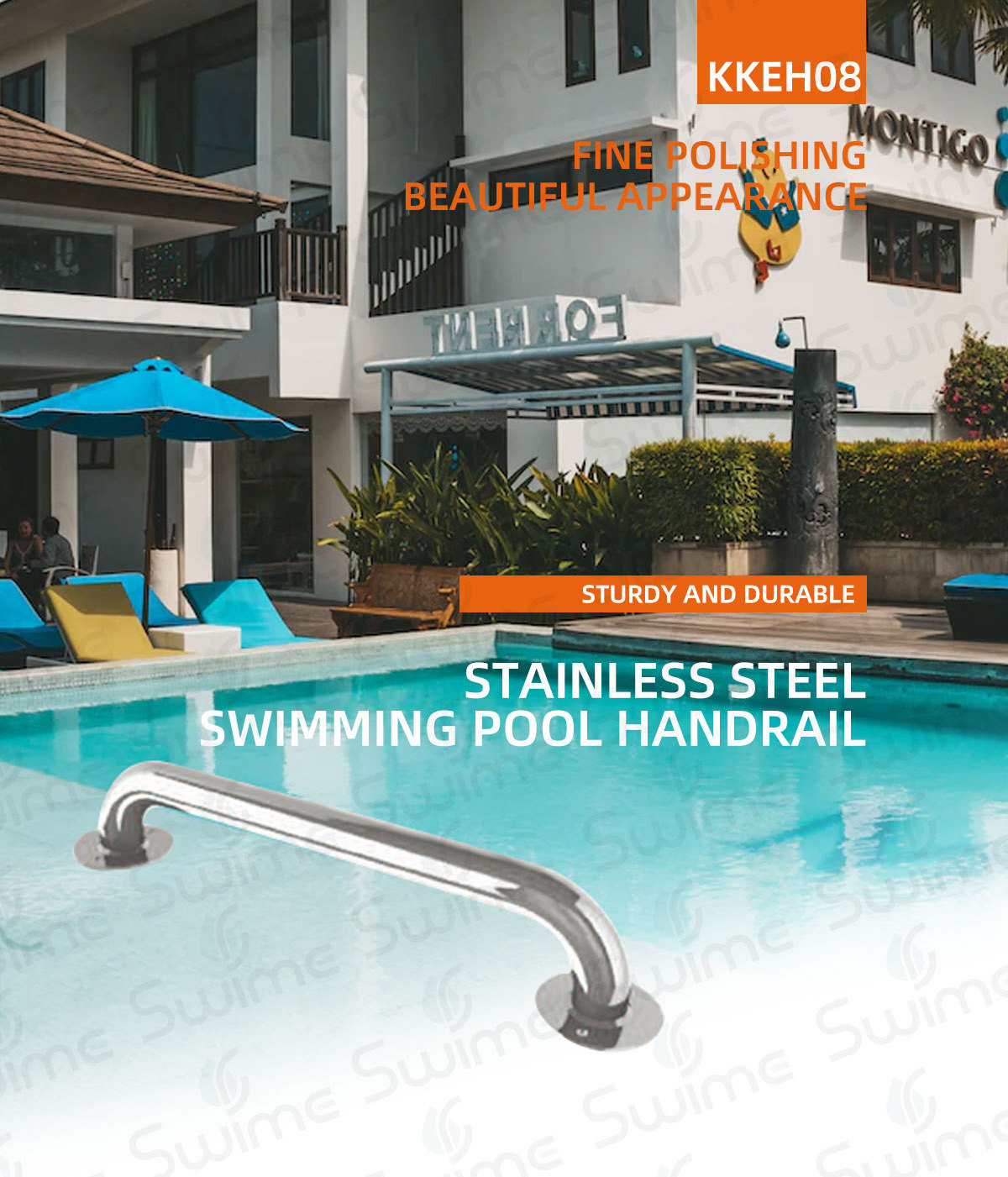 stainless steel swimming pool handrail removable swimming pool handrails