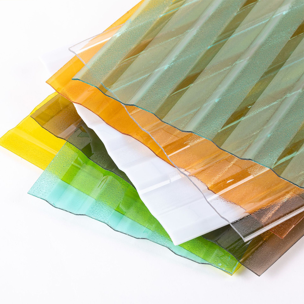 3mm PC Panel Strong Impact Resistance Corrugated Transparent Polycarbonate Roofing Sheet For Greenhouse