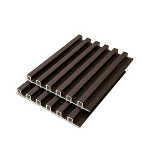 Cheap price Indoor Decorative wood plastic composite wall panel Slat Wooden Fiber Wpc Ceiling Panels