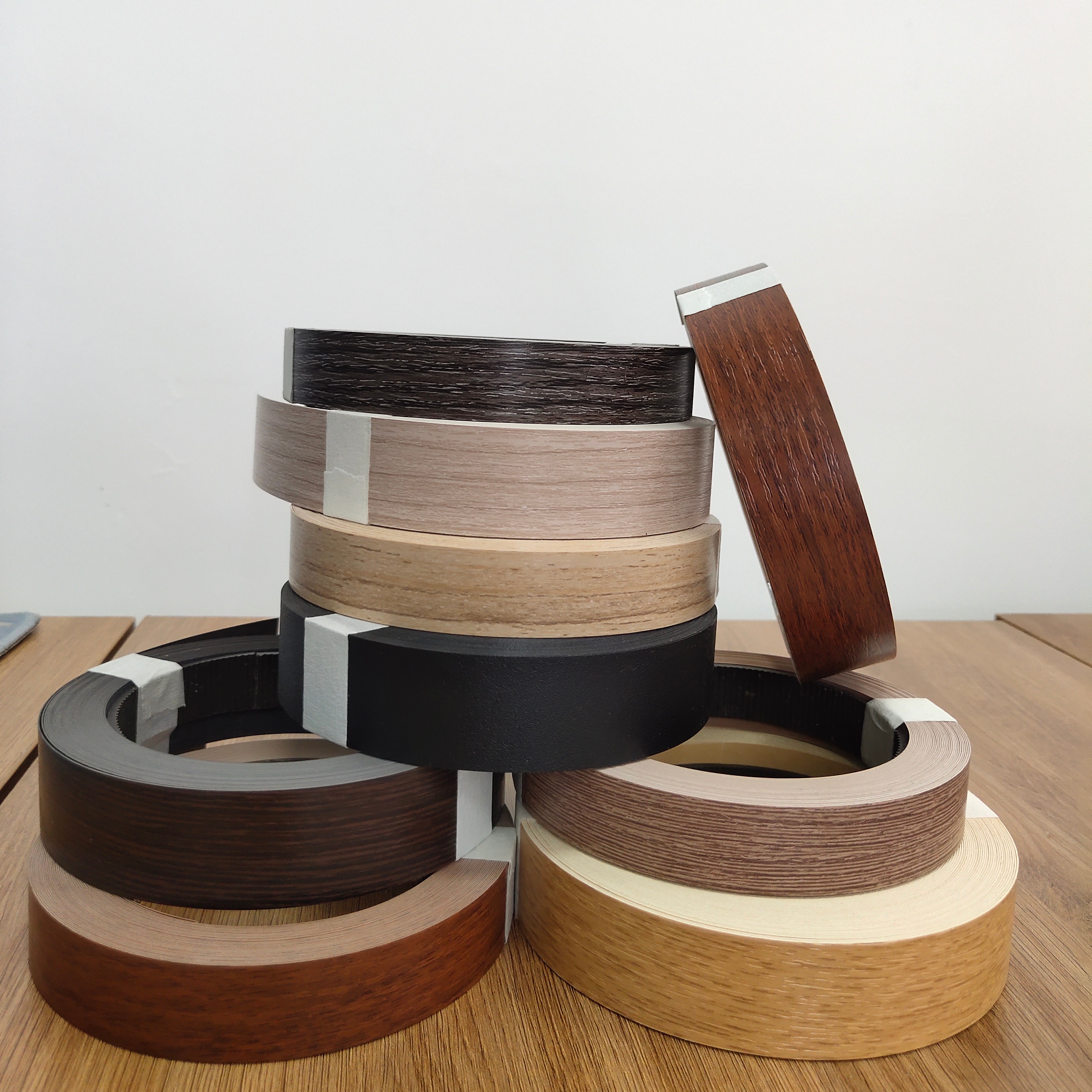 Different size PVC edge banding Tapes Acrylic Banding