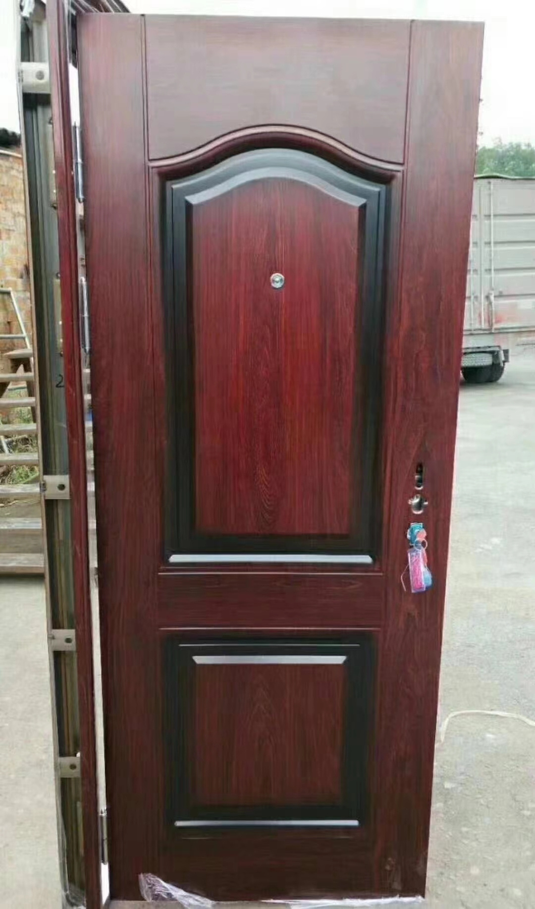 good quality 32 * 80 Steel Prehung Door Front Exterior door