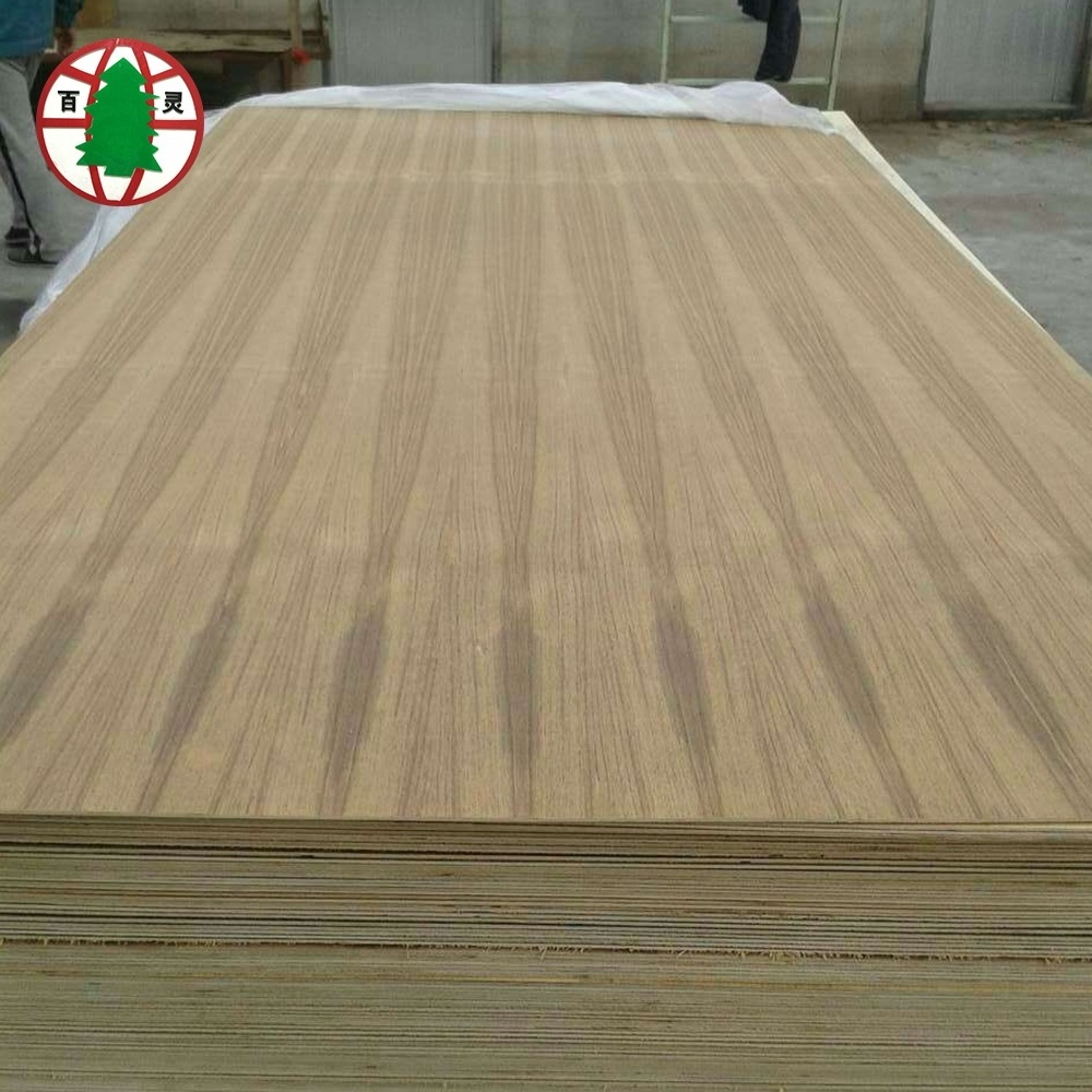 Best quality 4x8ft recon keruing wood veneer /teak veneer plywood face