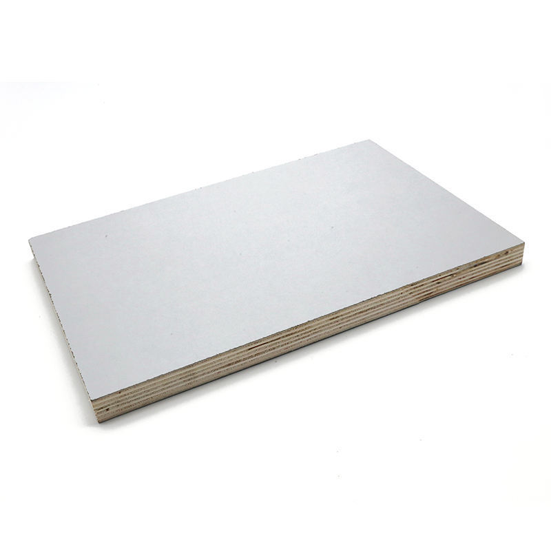 18mm white melamine laminated plywood panel wood laminate sheets 4*8 furniture laminated melamine paper plywood for cabinet