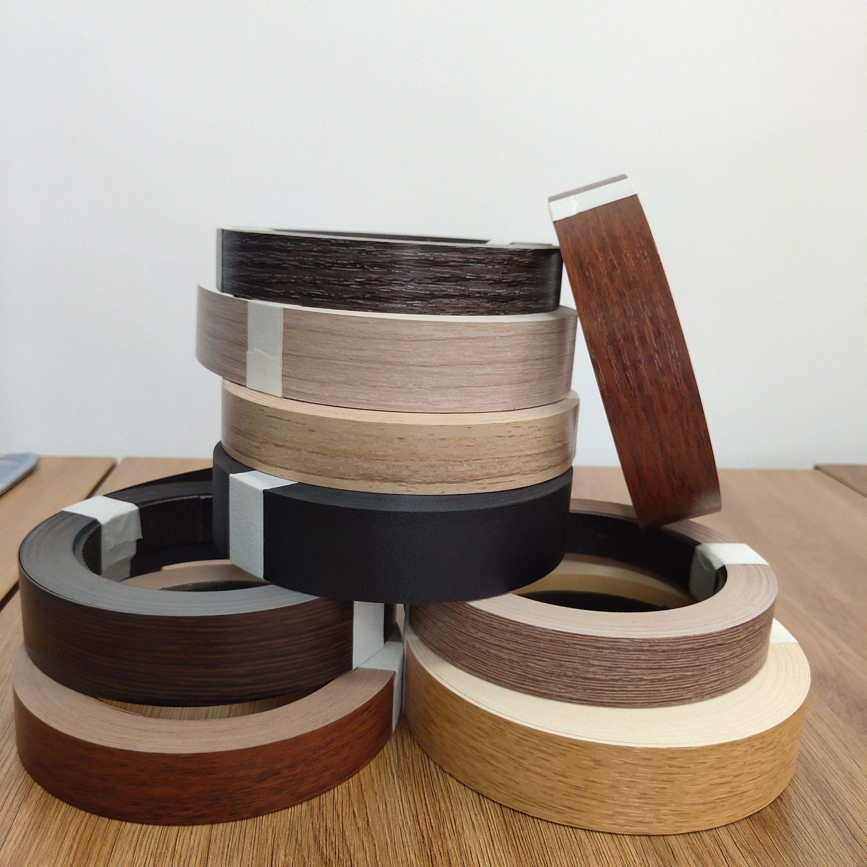 Different size PVC edge banding Tapes Acrylic Banding