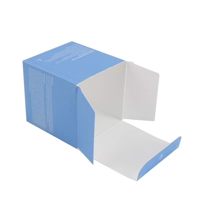 Manufacturer Custom product packaging Printed Collapsible skin care Face Cream paper box