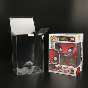 Wholesale 4 inch pop protector 0.35 0.5mm Custom Clear Case Funko Pop Baili Protector