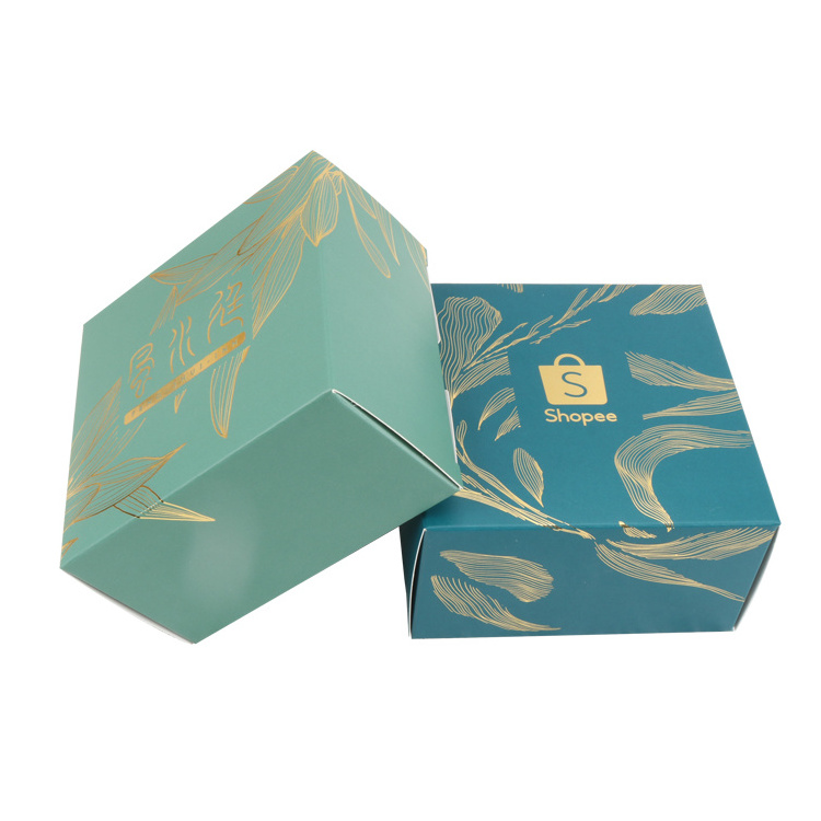 Manufacturer Custom product packaging Printed Collapsible skin care Face Cream paper box