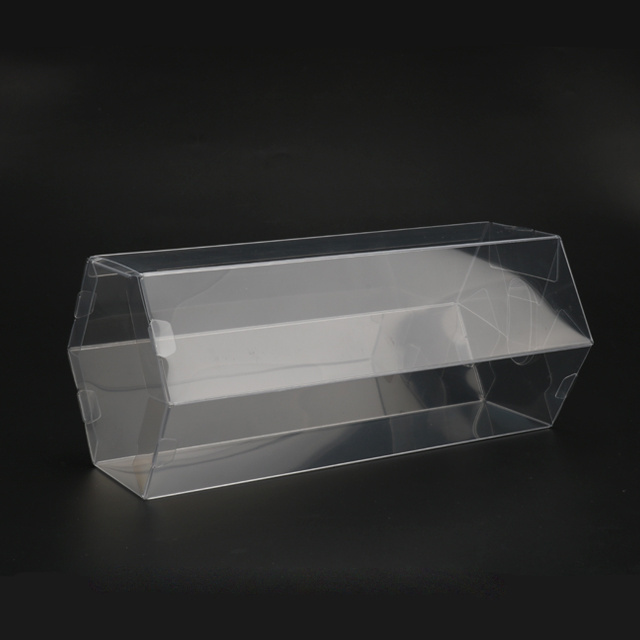 Mini MOQ Clear Plastic PVC Packaging Boxes High Transparent PET RPET Plastic Retail Packaging Box