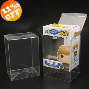 Clear Folding acetate box Protector 4 Inch Display Protector 0.5mm Funko Pop Protector