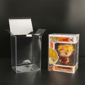 wholesale 4"6"  protector 0.5mm custom Embossed logo 4inch 0.35mm Funko Pop Protector box