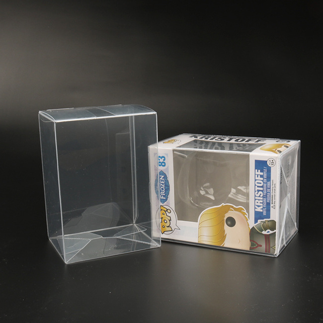 Clear Folding acetate box Protector 4 Inch Display Protector 0.5mm Funko Pop Protector