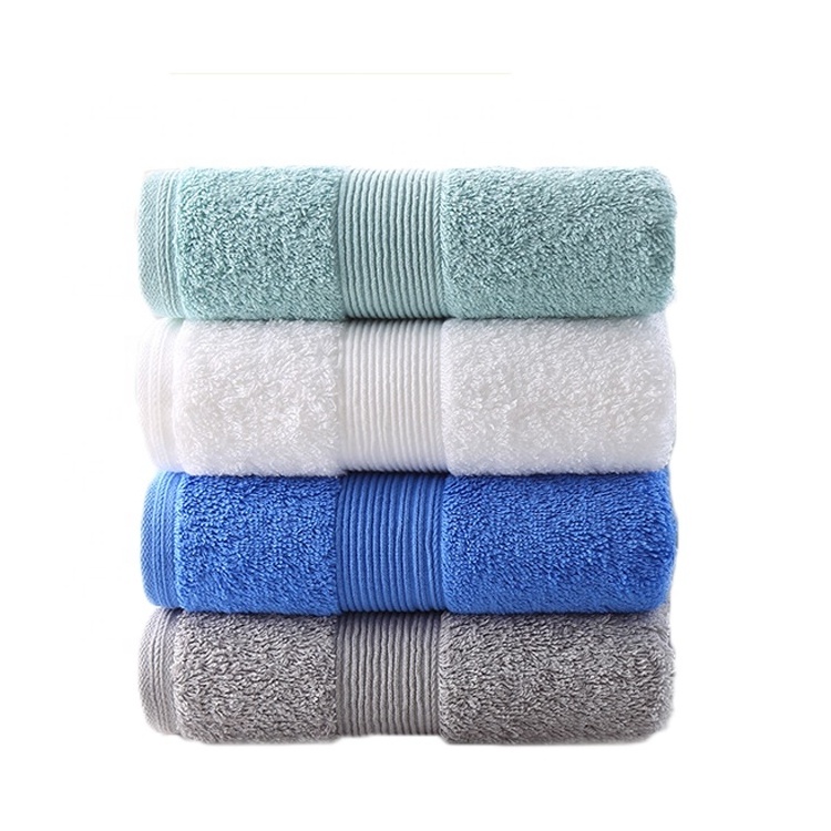 BLX Custom cotton Hotel Towel Plush towel with hotel Motel logo