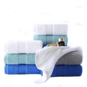 BLX Custom cotton Hotel Towel Plush towel with hotel Motel logo